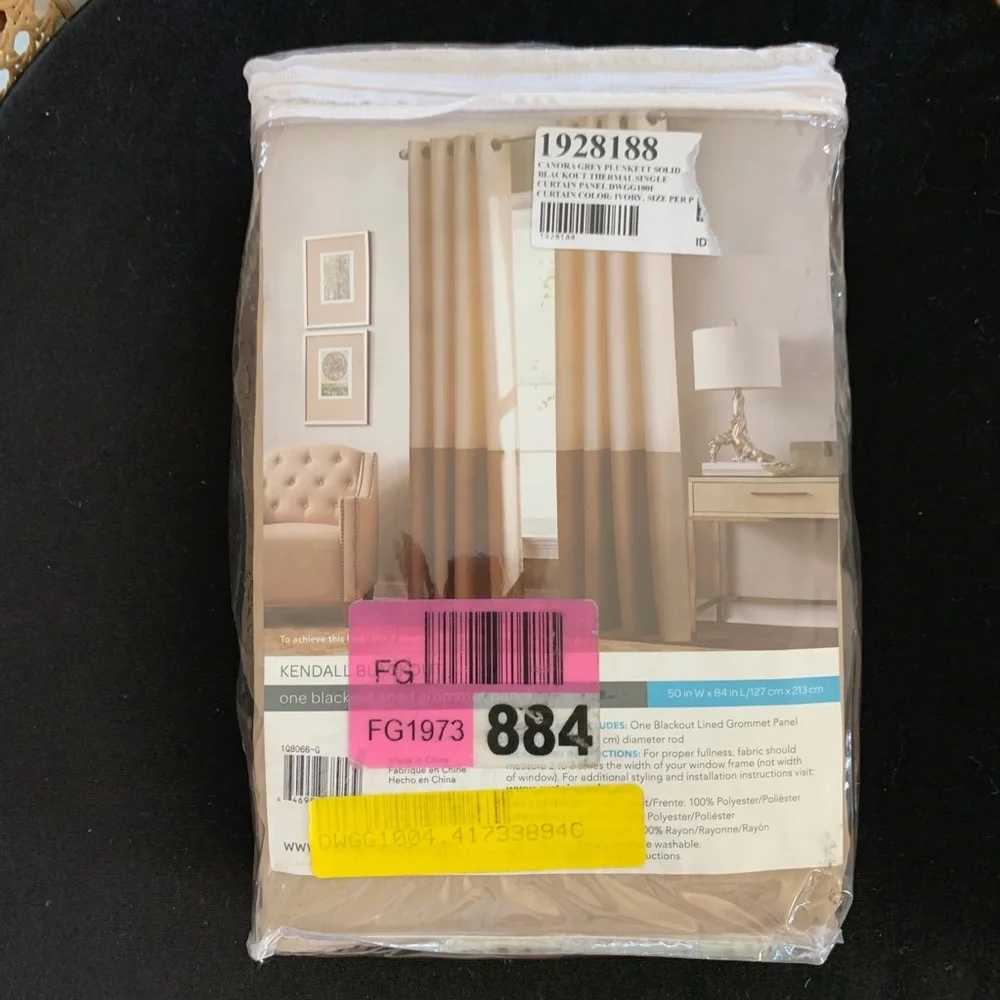 🪴Linkwood Solid Color Blackout Thermal Single Panel